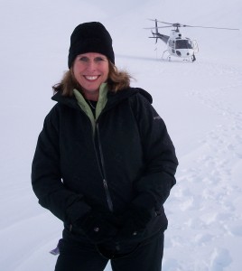 On the Fox Glacier in New Zealand